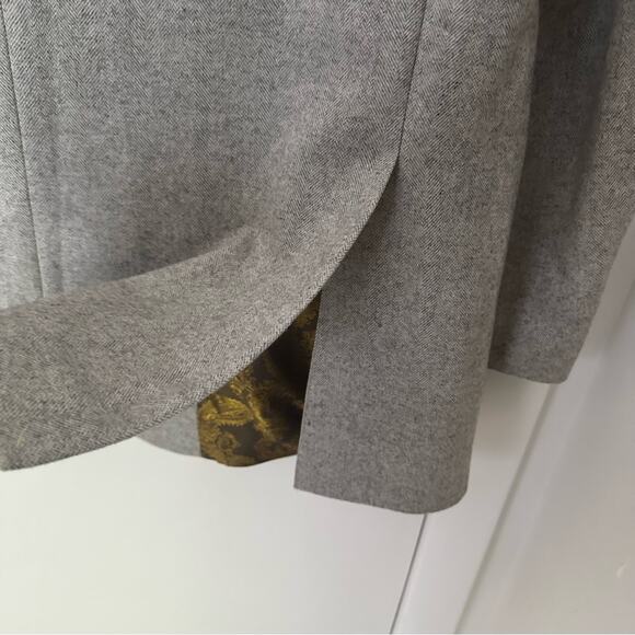 Firado Italia Gray Wool Men’s Blazer Jacket 44R Super 140’s - Picture 10 of 10